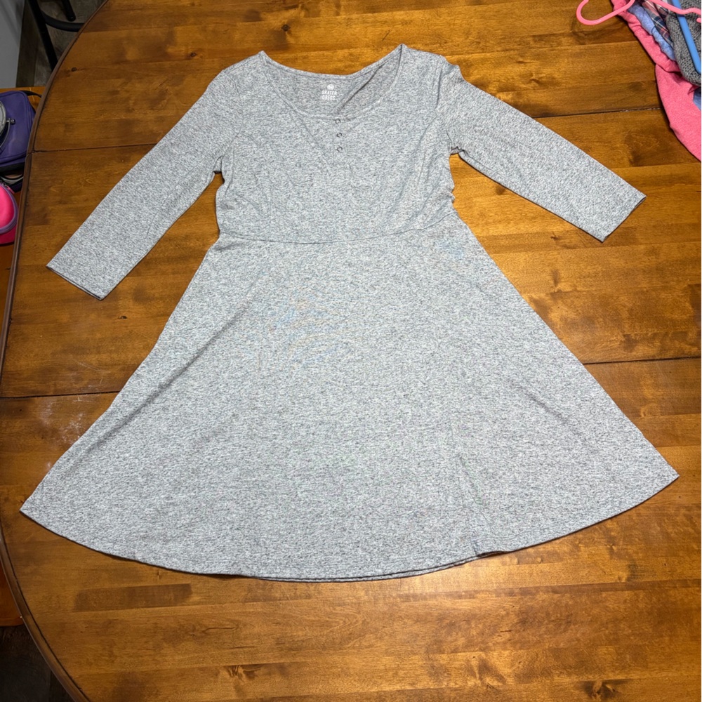 SO Gray Midi Dress